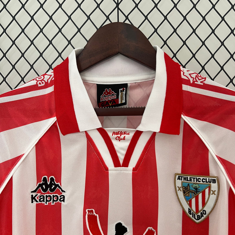 Camisa Athletic Bilbao Edição 100 anos 1998 - Versão Retrô