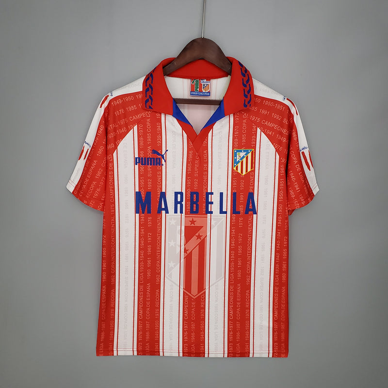 Camisa Atlético de Madrid Home 95/96 - Versão Retrô