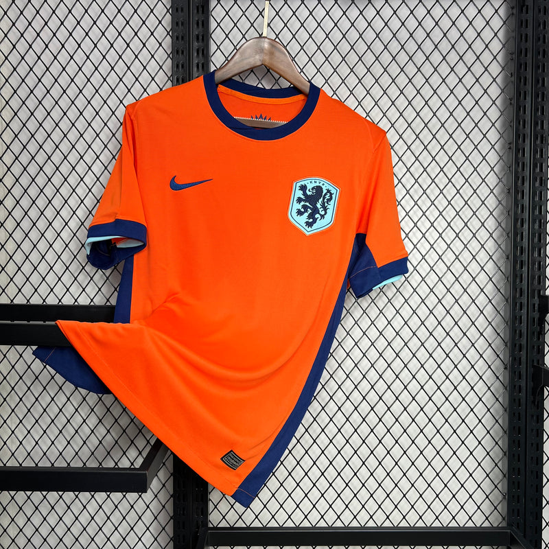 Camisa Holanda Home Euro 2024 - Torcedor Masculino