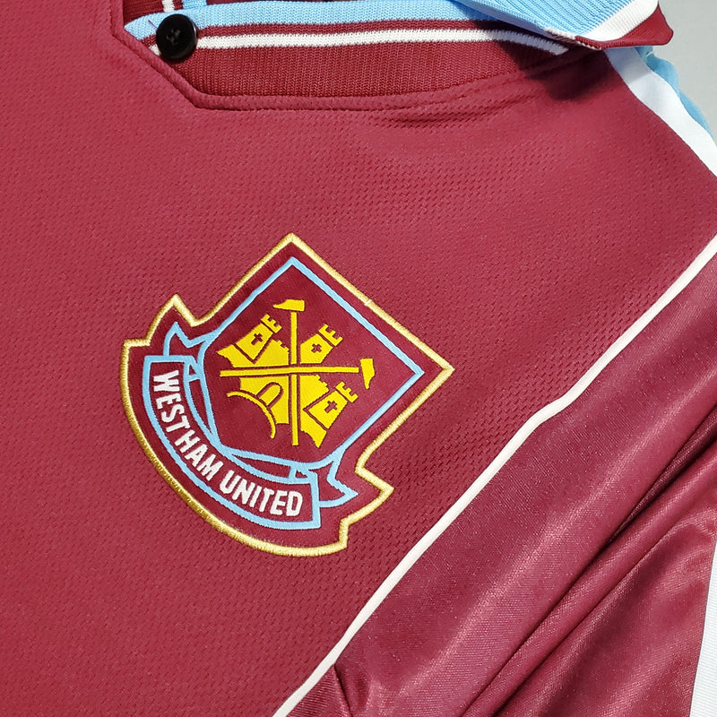 Camisa West Ham Home 99/00 - Versão Retrô