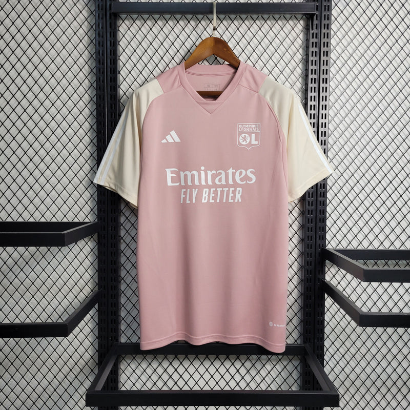 Camisa Lyon Treino Rosa 23/24 - Torcedor Masculino