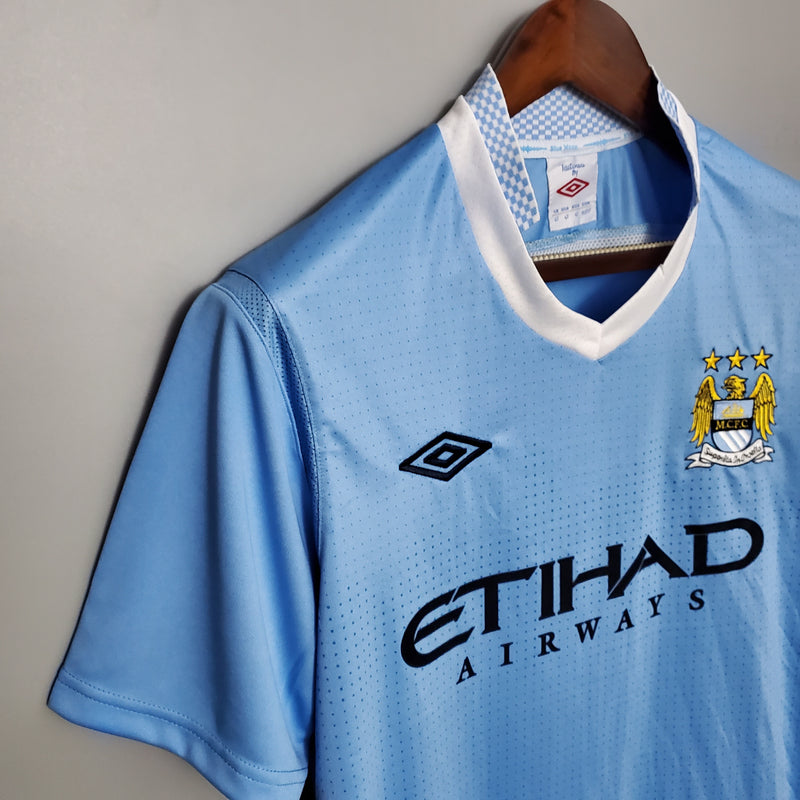 Camisa Manchester City Home 11/12 - Versão Retrô