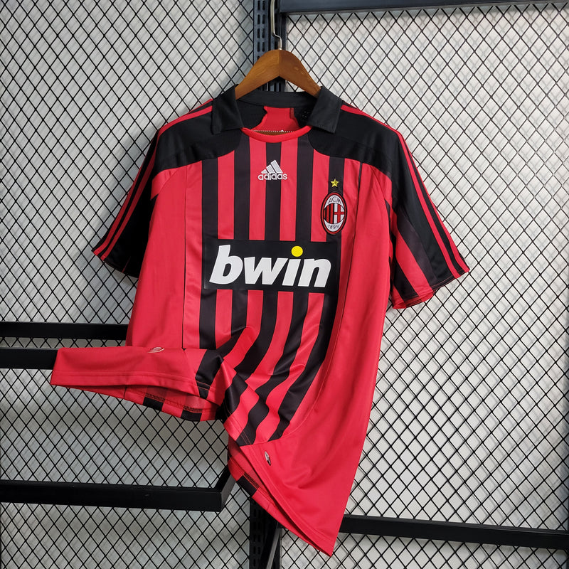 Camisa AC Milan Home 08/09 - Versão Retrô