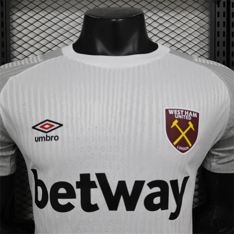 Camisa West Ham Away 24/25 - Versão Jogador