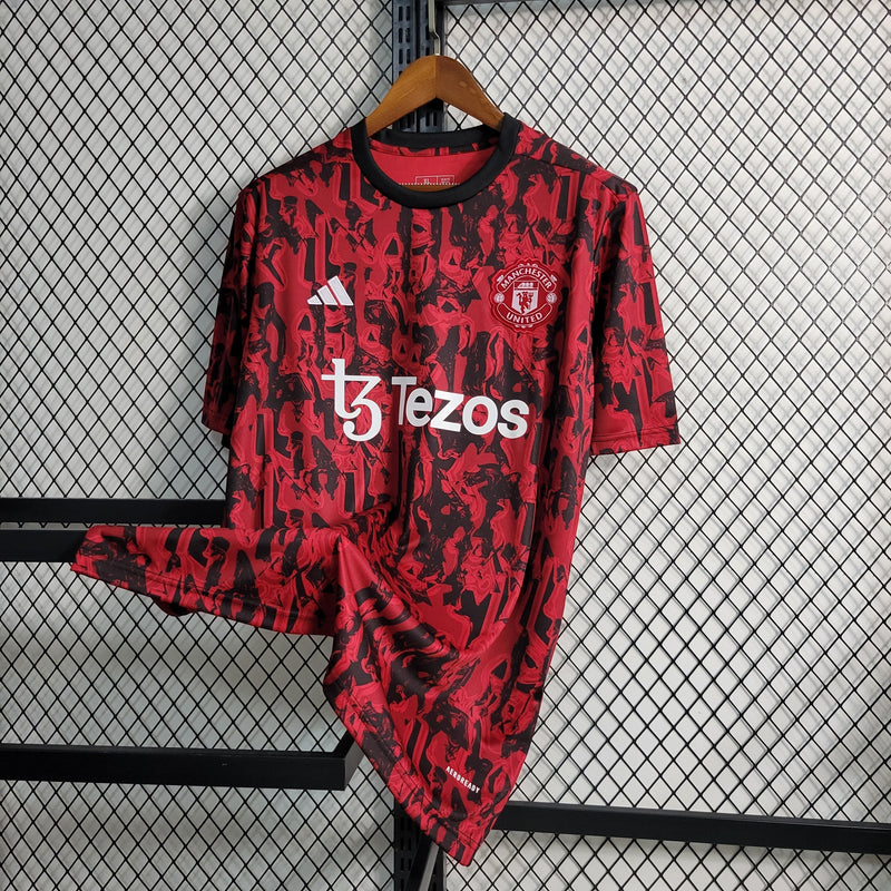 Camisa Manchester United Treino 23/24 - Versão Torcedor