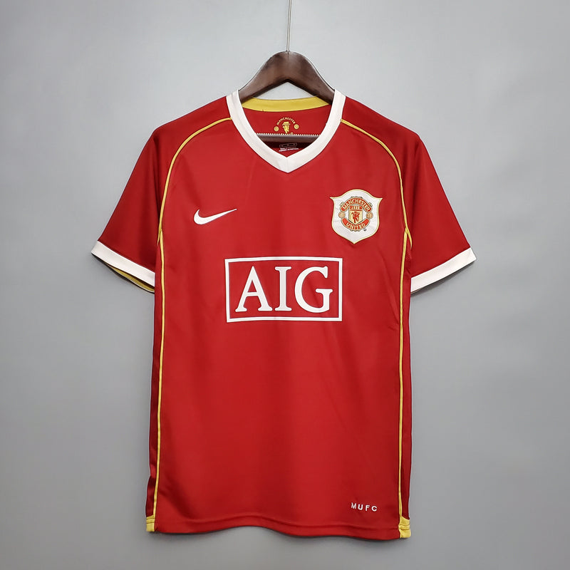 Camisa Manchester United Home 07/08 - Versão Retrô