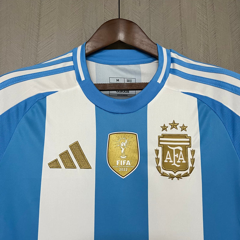 Camisa Argentina Home 24/25 - C/ Patch - Versão Torcedor