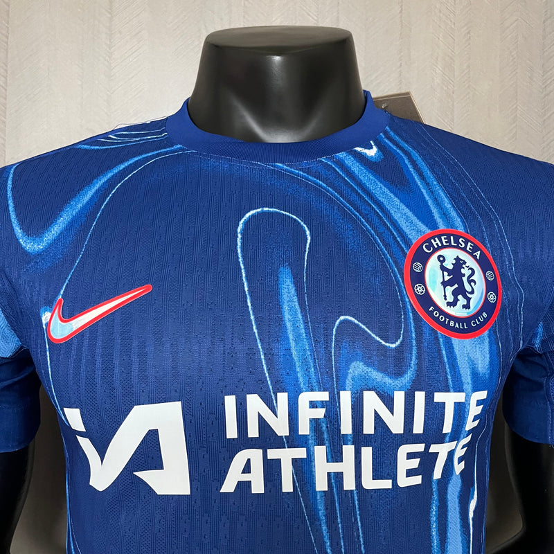 Camisa Chelsea Home 24/25 - C/ Patrocínios - Versão Jogador