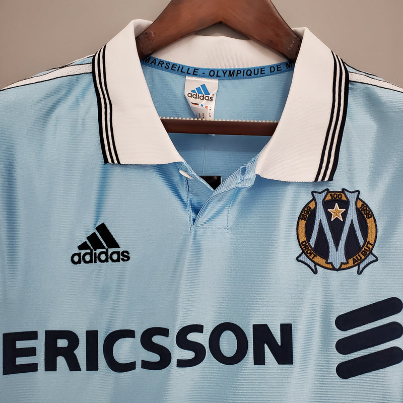 Camisa Retrô Olympique de Marseille Away 1998 - Torcedor Masculino