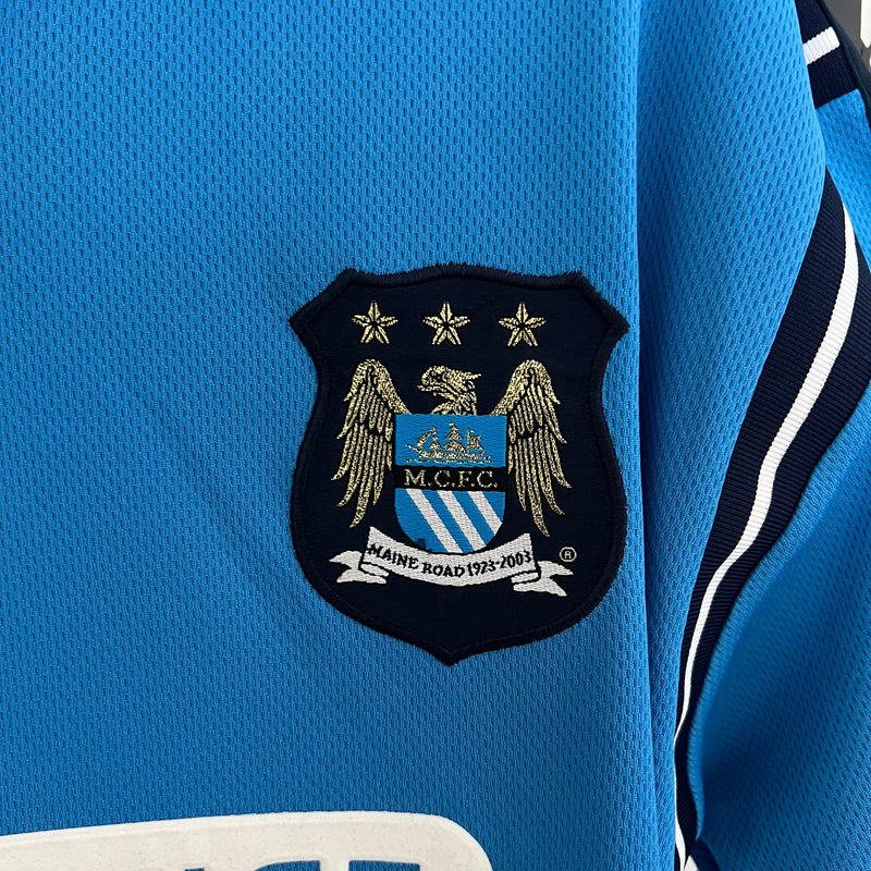 Camisa Manchester City Home 02/03 - Versão Retrô