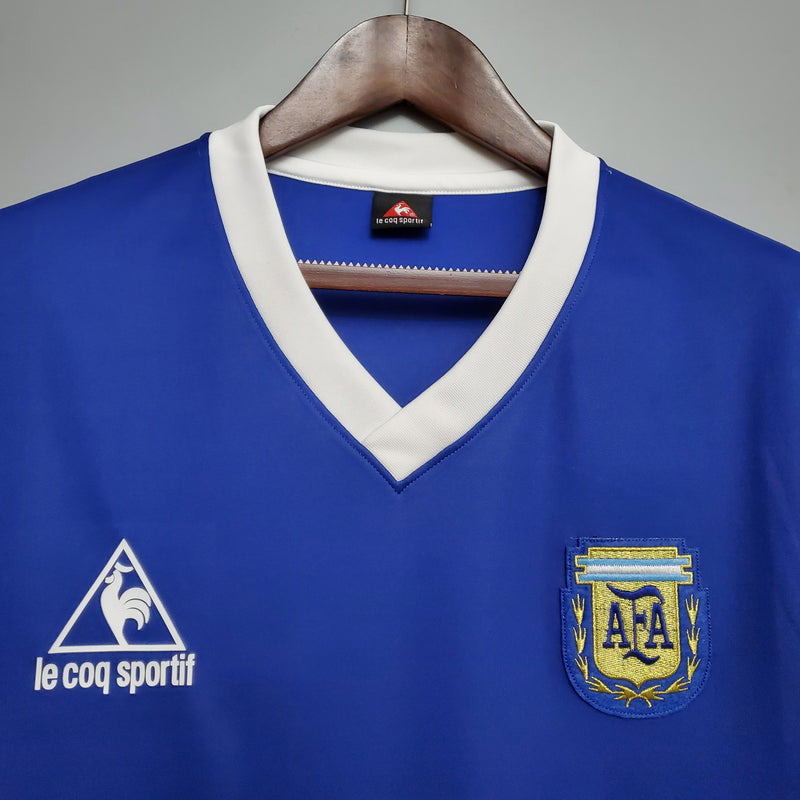 Camisa Argentina Away 1986 - Versão Retrô