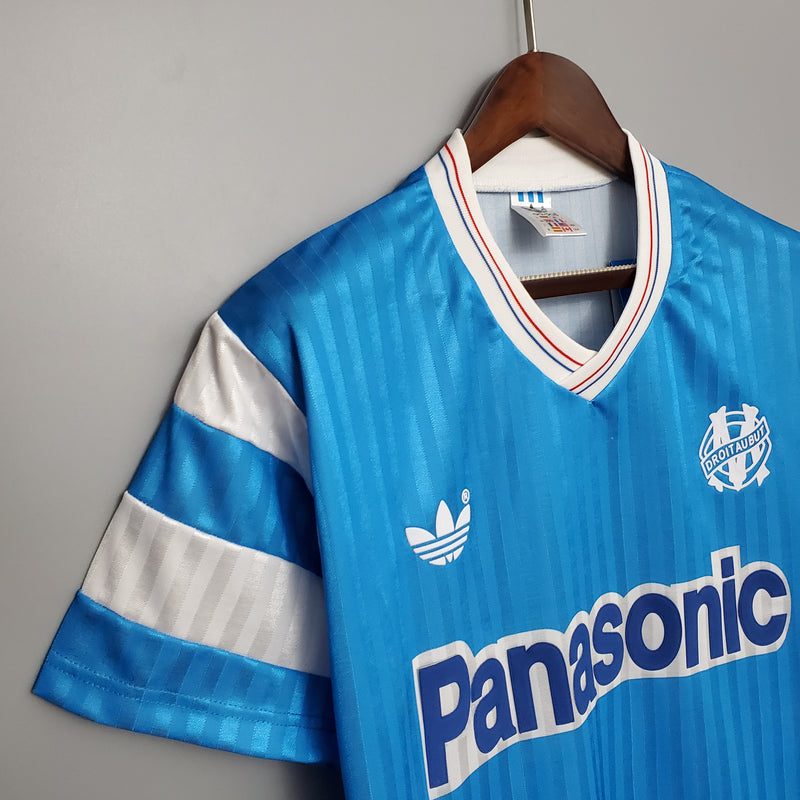 Camisa Retrô Olympique de Marseille Away 1990 - Torcedor Masculino