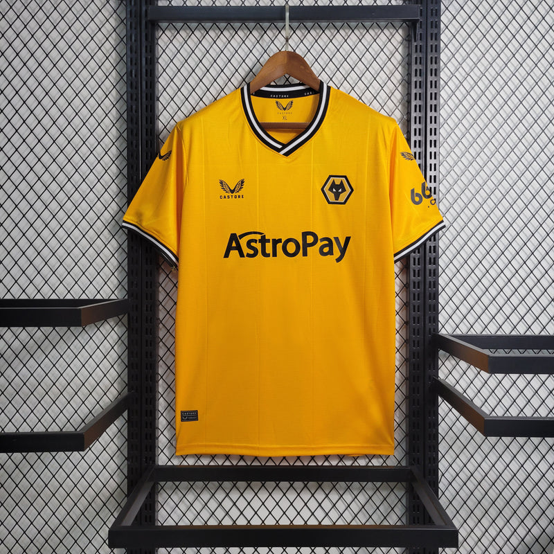 Camisa Wolverhampton Home 23/24 - Versão Torcedor