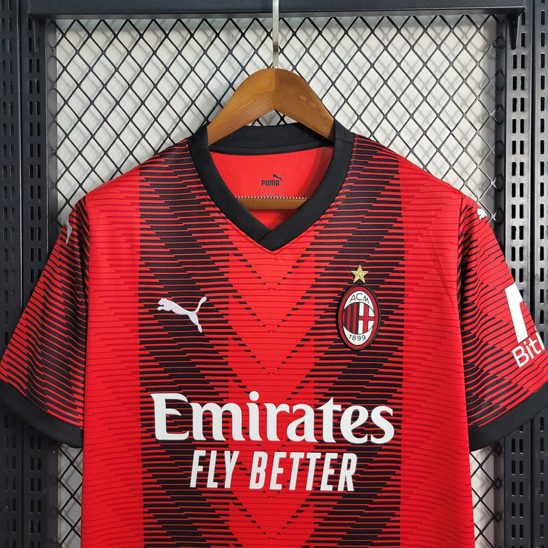 Camisa AC Milan Home 23/24 - Versão Torcedor