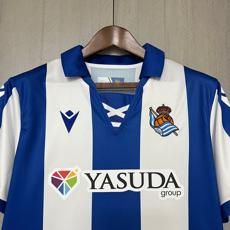 Camisa Real Sociedad Home 24/25 - Versão Torcedor