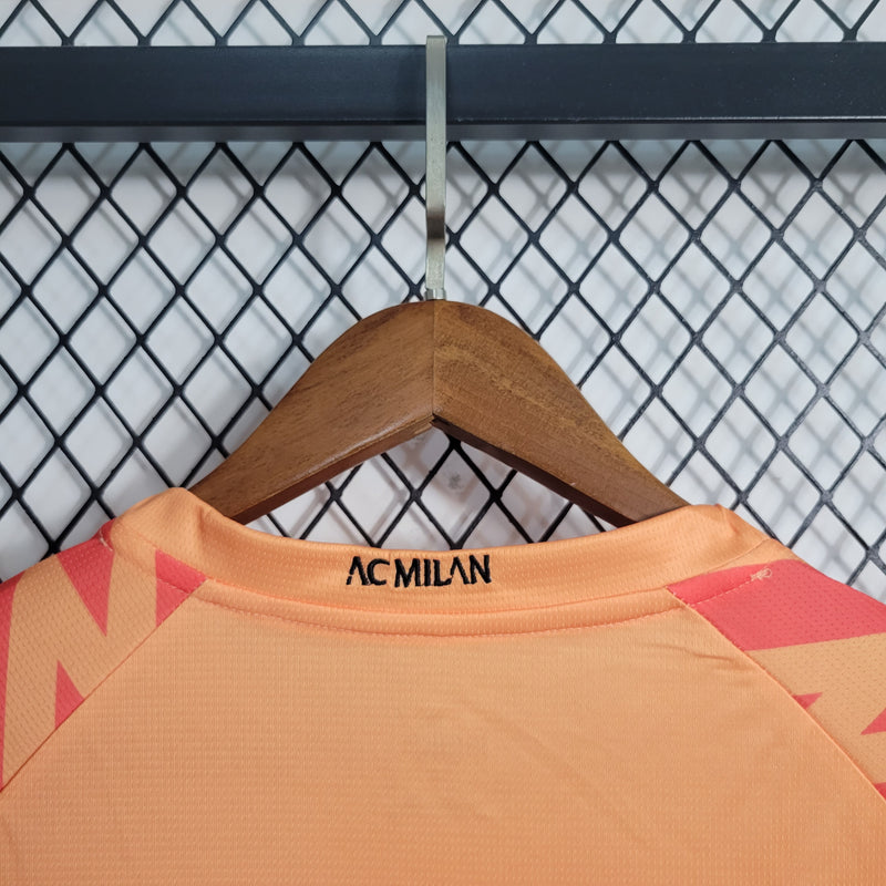 Camisa AC Milan Goleiro Laranja 23/24 - Versão Torcedor