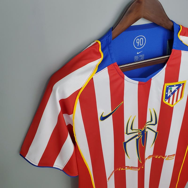 Camisa Atlético de Madrid Home 04/05 - Versão Retrô