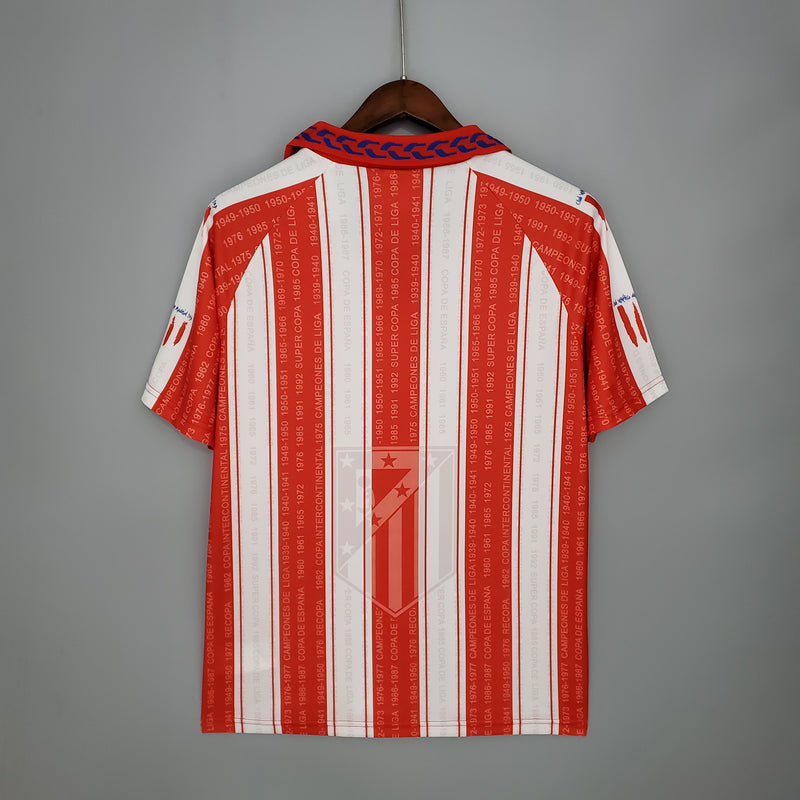 Camisa Atlético de Madrid Home 95/96 - Versão Retrô