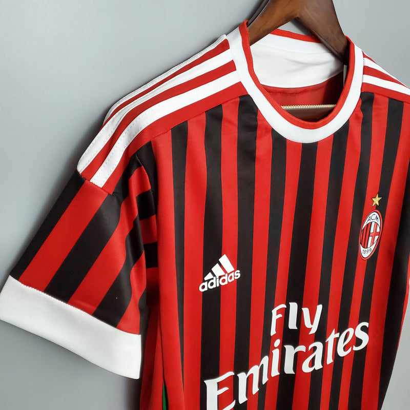 Camisa AC Milan Home 11/12 - Versão Retrô