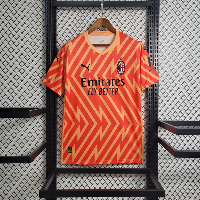 Camisa AC Milan Goleiro Laranja 23/24 - Versão Torcedor