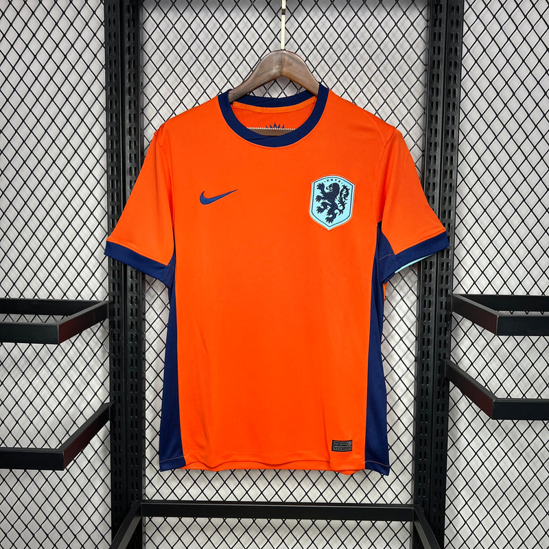 Camisa Holanda Home Euro 2024 - Torcedor Masculino