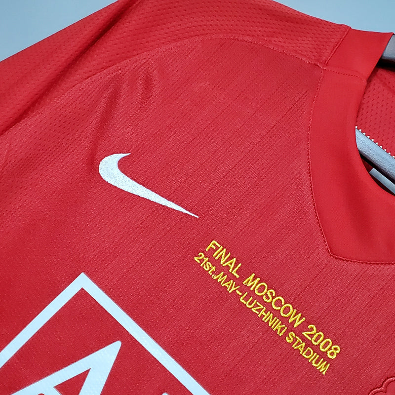 Camisa Manchester United Home 08/09 - Versão Retrô