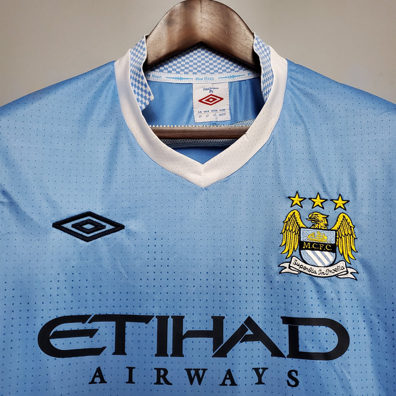 Camisa Manchester City Home 11/12 - Versão Retrô