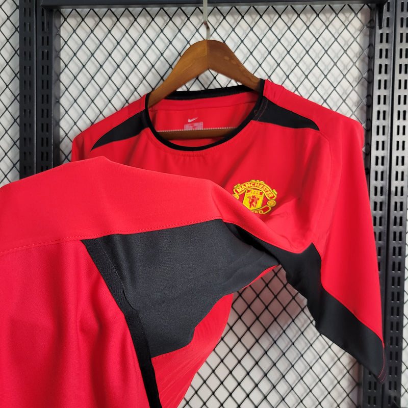 Camisa Manchester United Home 02/03 - Versão Retrô