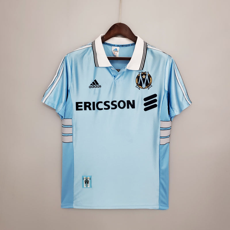 Camisa Retrô Olympique de Marseille Away 1998 - Torcedor Masculino