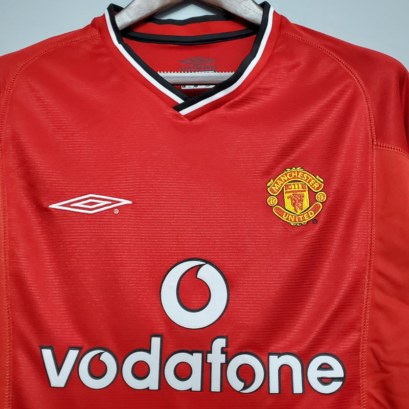 Camisa Manchester United Home 00/01 - Versão Retrô