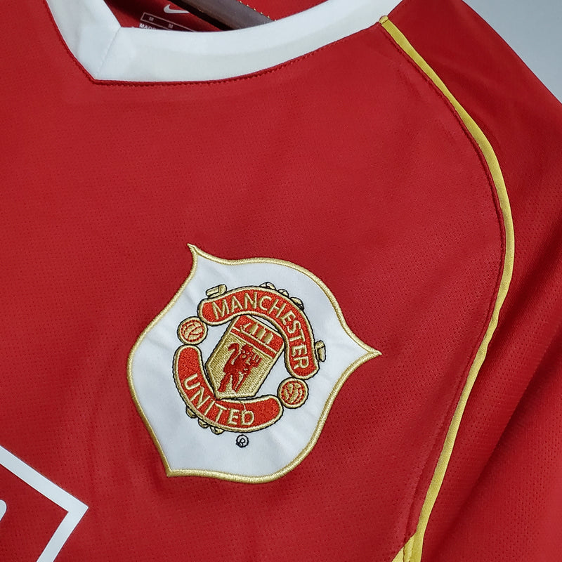 Camisa Manchester United Home 07/08 - Versão Retrô