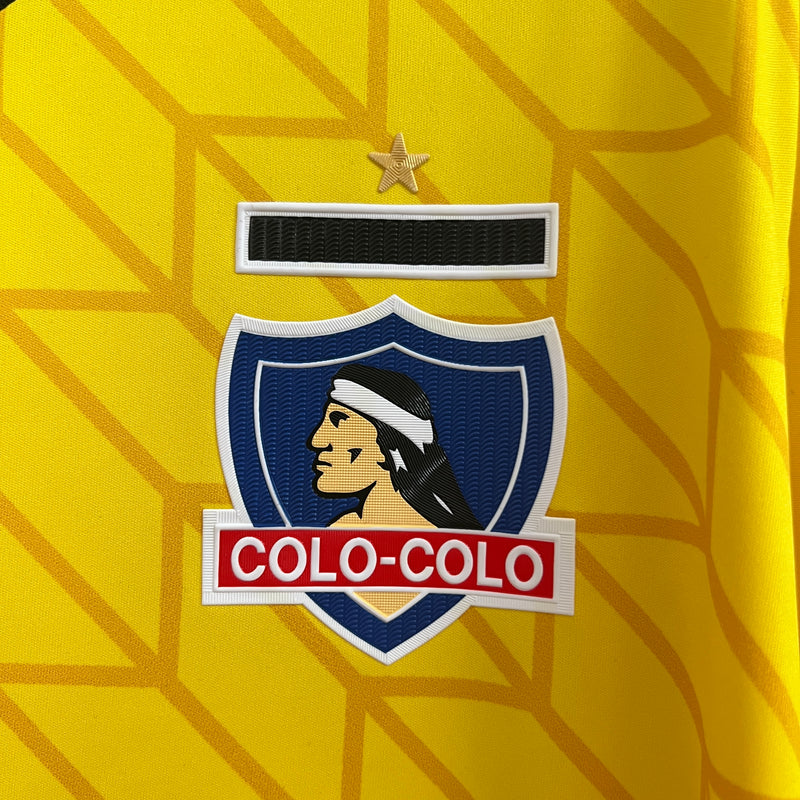 Camisa Colo-Colo Goleiro Amarelo 24/25 - Torcedor Masculino