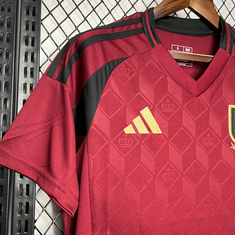 Camisa Bélgica Home Euro 2024 - Versão Torcedor