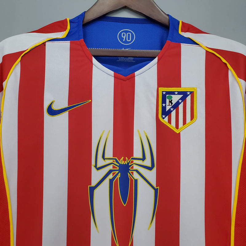 Camisa Atlético de Madrid Home 04/05 - Versão Retrô