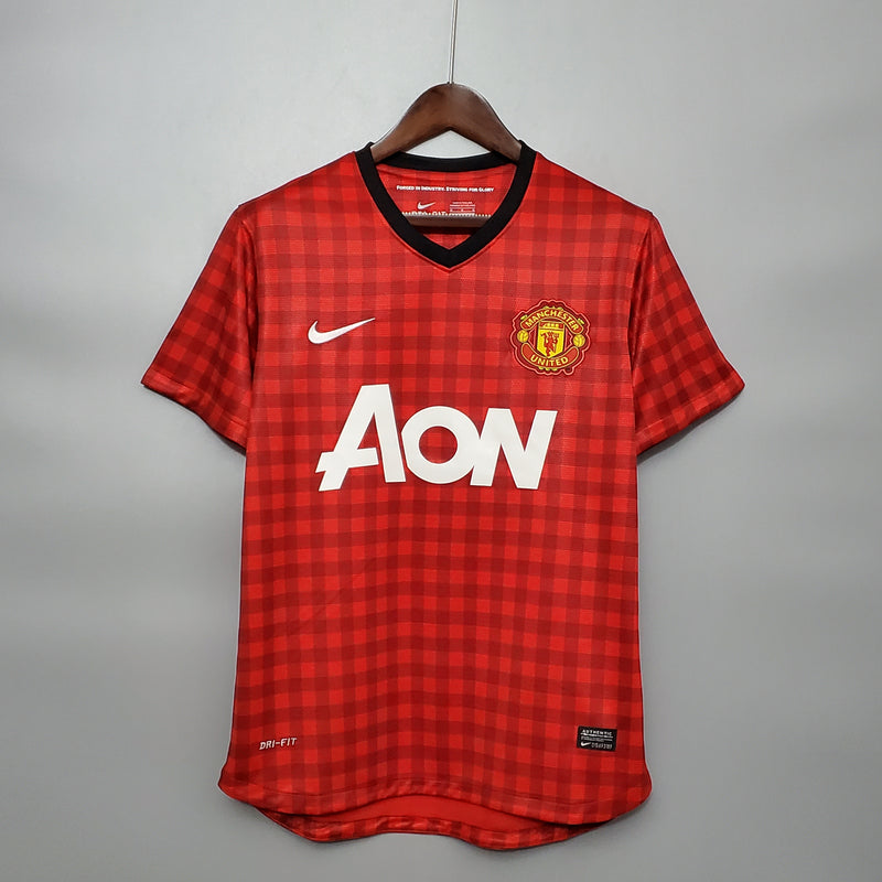 Camisa Manchester United Home 12/13 - Versão Retrô