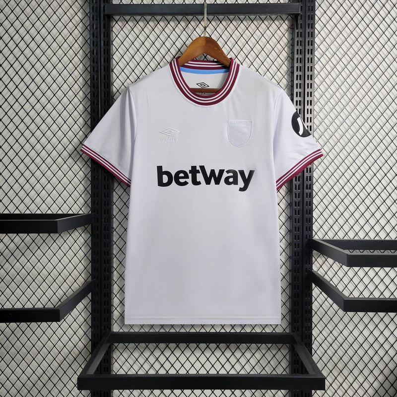 Camisa West Ham Away 23/24 - Versão Torcedor