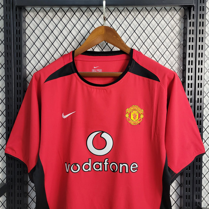 Camisa Manchester United Home 02/03 - Versão Retrô