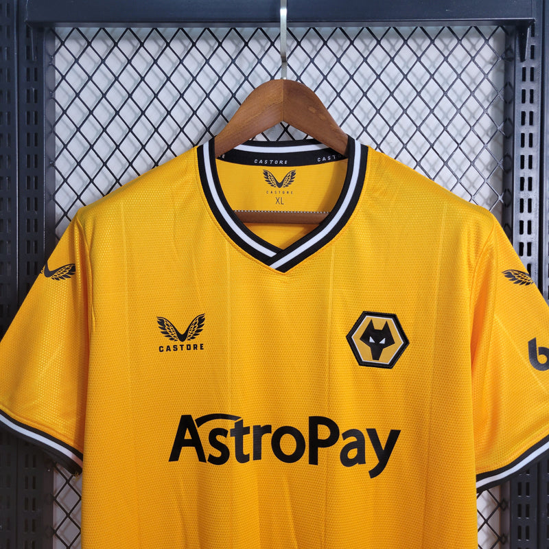 Camisa Wolverhampton Home 23/24 - Versão Torcedor