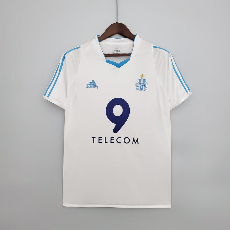 Camisa Retrô Olympique de Marseille Away 2002 - Torcedor Masculino