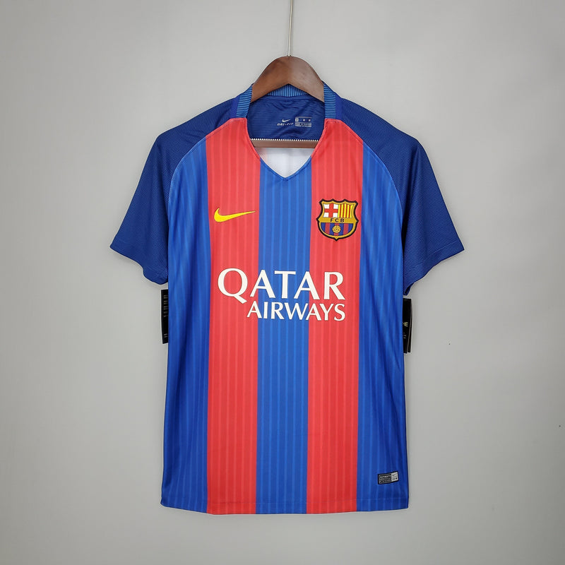 Camisa Barcelona Home 16/17 - Versão Retrô