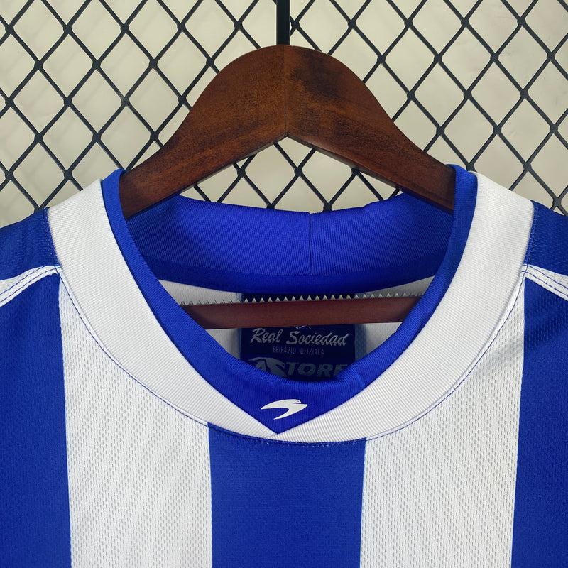 Camisa Real Sociedad Home 02/03 - Versão Retrô