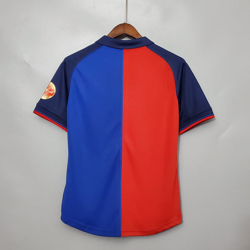 Camisa Comemorativa Barcelona 100 Anos - Versão Retrô