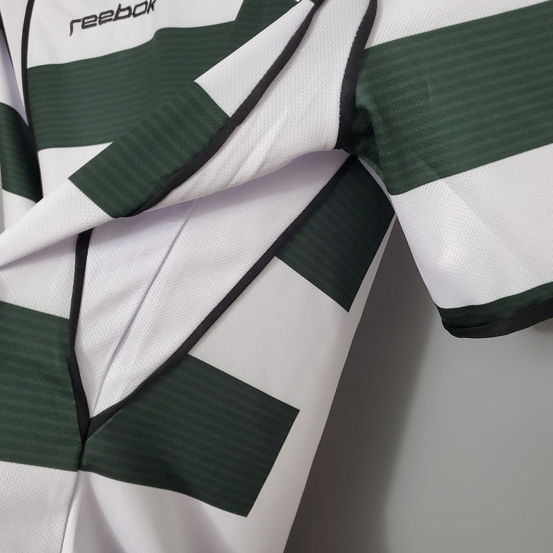 Camisa Retrô Sporting Portugal Home 2001 - Torcedor Masculino