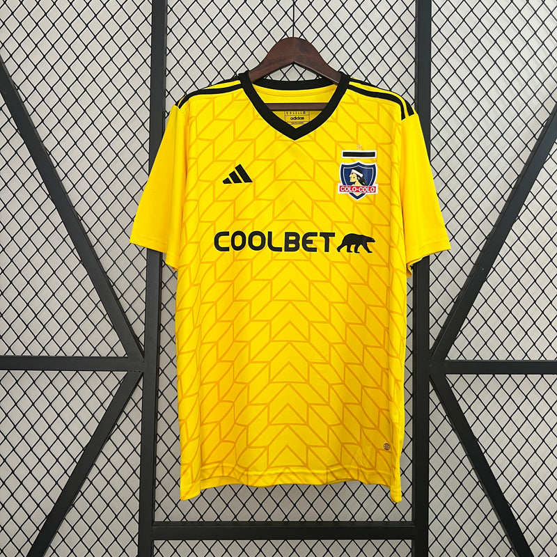 Camisa Colo-Colo Goleiro Amarelo 24/25 - Torcedor Masculino