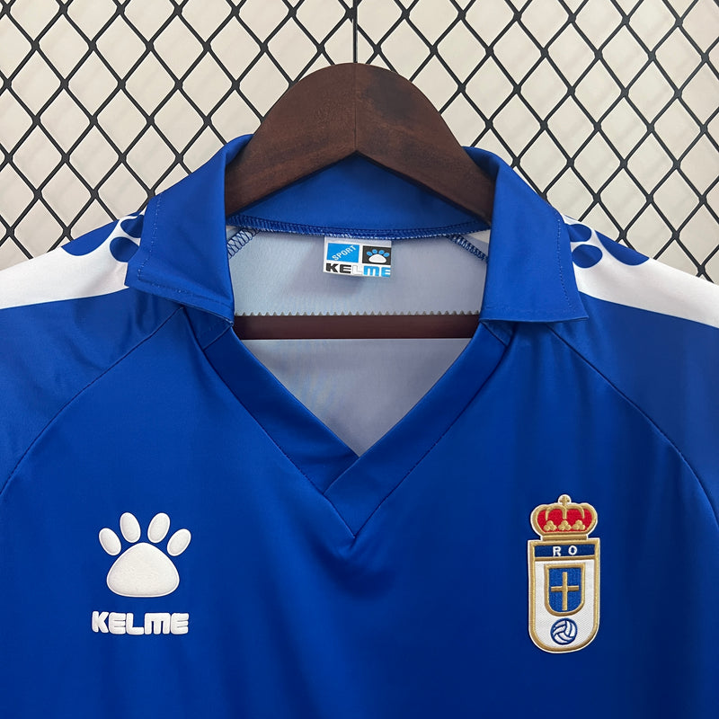 Camisa Real Oviedo Home 90/91 - Versão Retrô