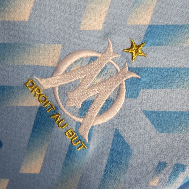 Camisa Olympique de Marseille Treino Azul 23/24 - Torcedor Masculino