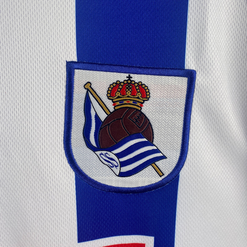 Camisa Real Sociedad Home 02/03 - Versão Retrô