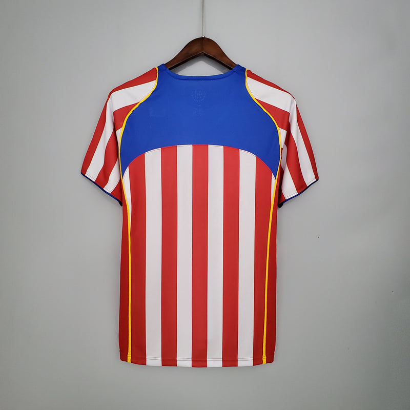 Camisa Atlético de Madrid Home 04/05 - Versão Retrô