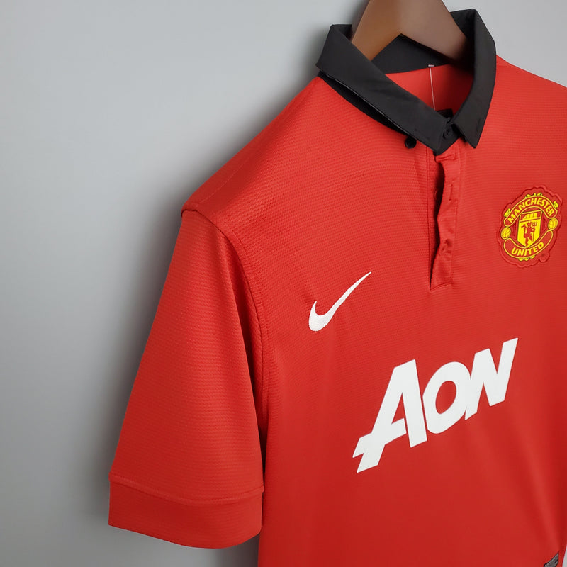 Camisa Manchester United Home 13/14 - Versão Retrô