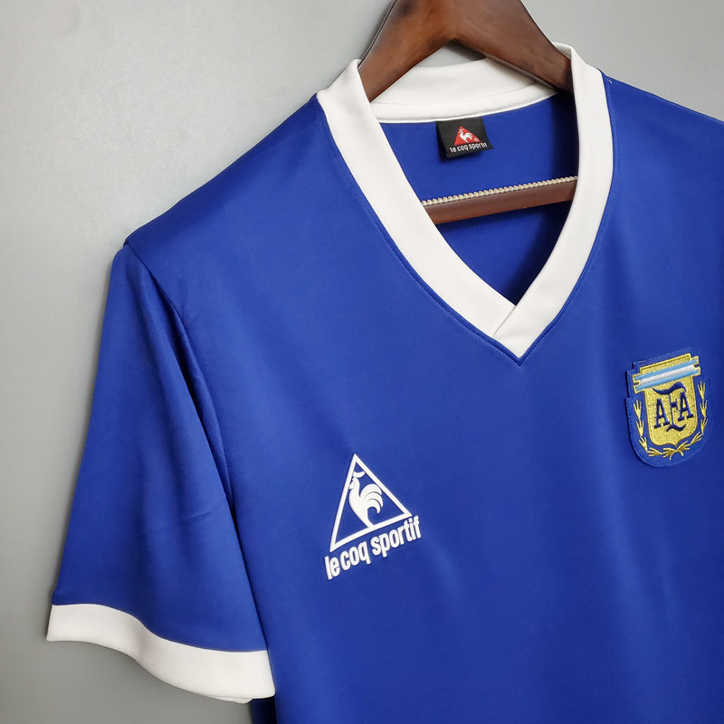 Camisa Argentina Away 1986 - Versão Retrô